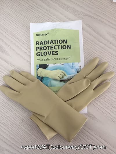 Radiation protection gloves